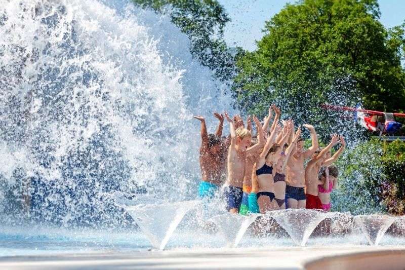 Water Park Tiki Pool Endless aquatic fun at Duinrell in Holland